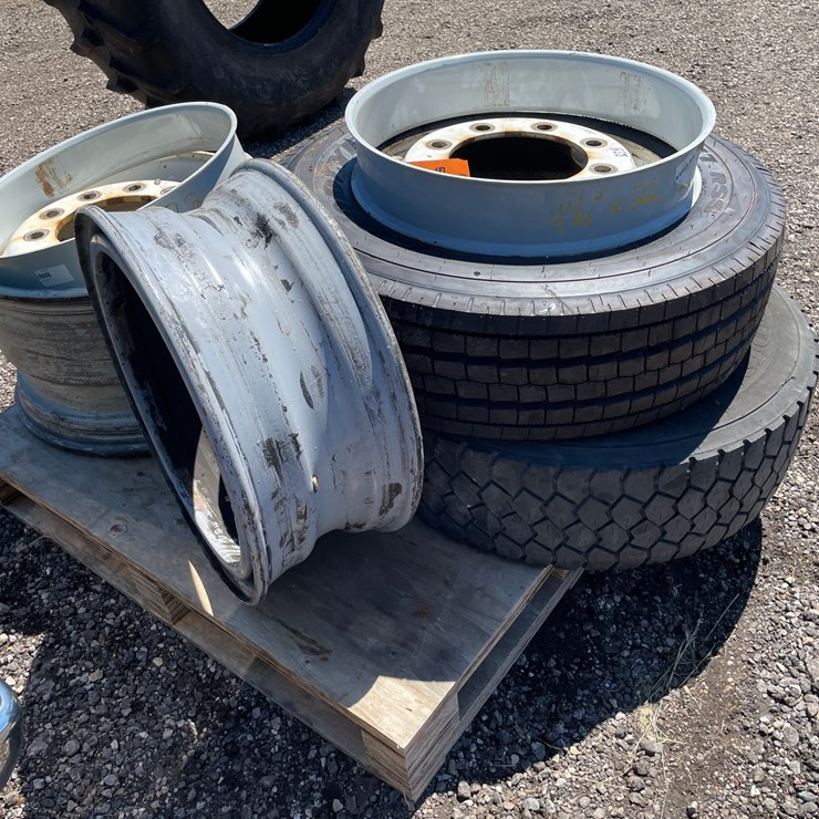 #2848 • (2) Tires on Rims with Spare Rims