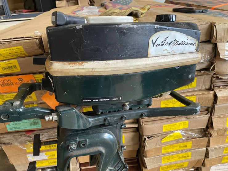 #2953-•-1980's-eska-sears-roebuck-ted-williams-7.5hp-boat-motor-image-4