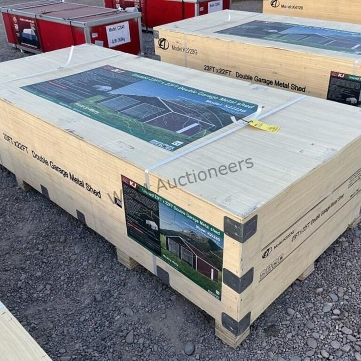 KJ K2223G 23FT X 22FT DOUBLE GARAGE SHED