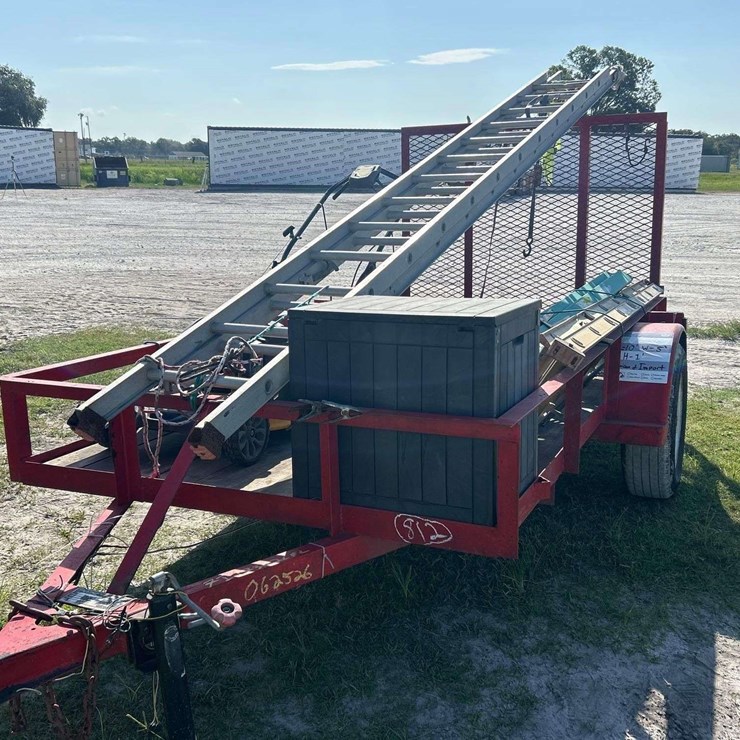 1997 Triple M Trailer Co.10ft S/A Utility Trailer