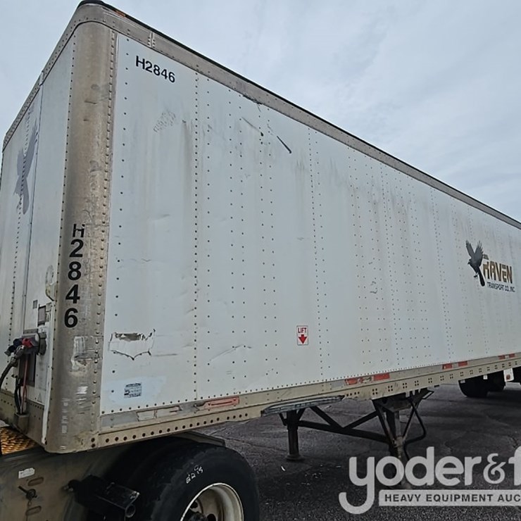 2011 Wabash 42' Tandem Axle Dry Van Trailer, 68,000lb GVWR