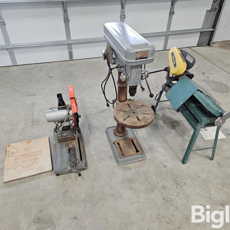 Drill Press, Chop Saw, And Band Saw