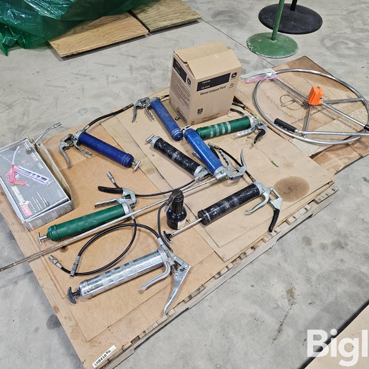 Pallet Of Grease Guns And Other Items