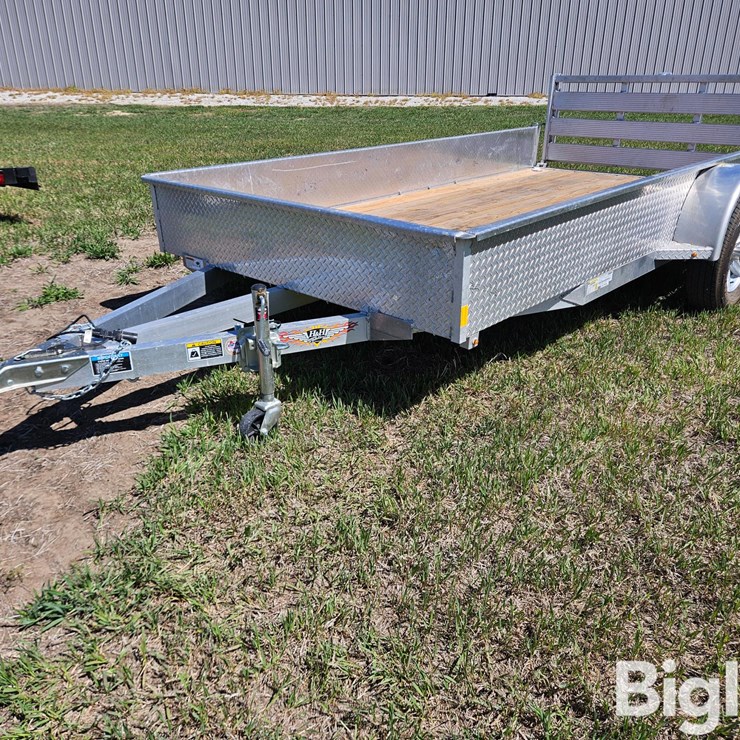 2021 H&H Trailers H7612SSA030 S/A Aluminum Flatbed Trailer