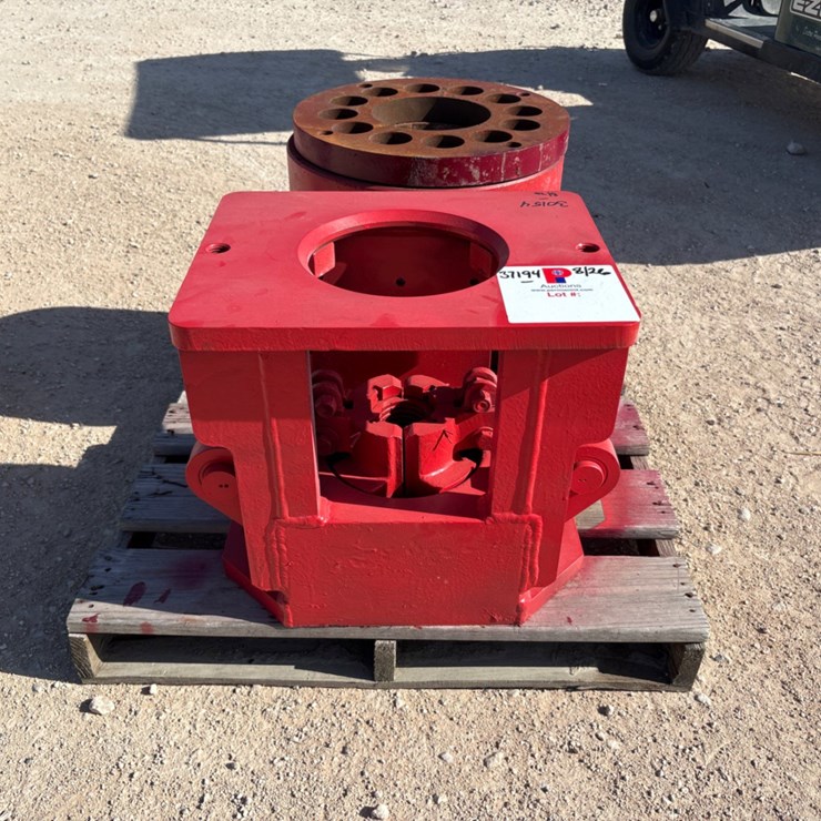 Pneumatic tubing spider dressed f/ 2-3/8” tubing