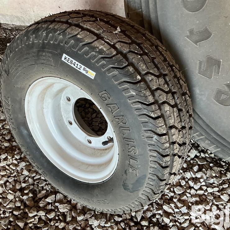 Carlisle 2.05x8.0-10 w/ Rim Header Cart Tire