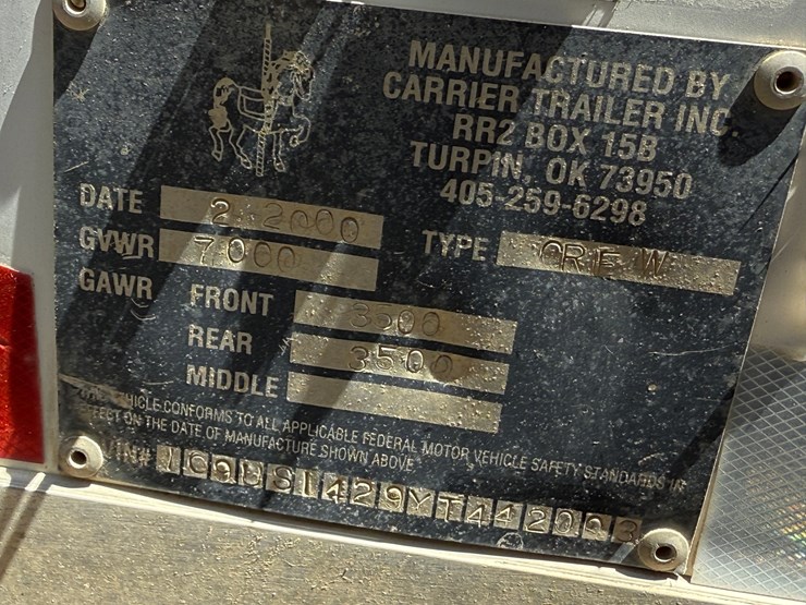 2000-carrier-trailer-14’x7’-t/a-doghouse-bp-trailer-image-8