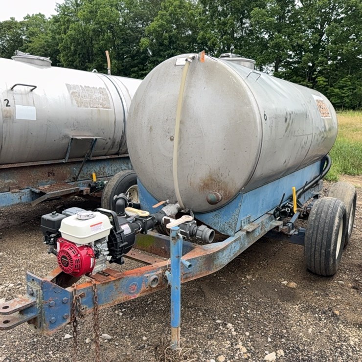 1000 gal SS Nurse Cart