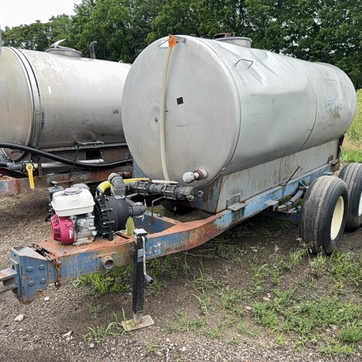1000 gal SS Nurse Cart