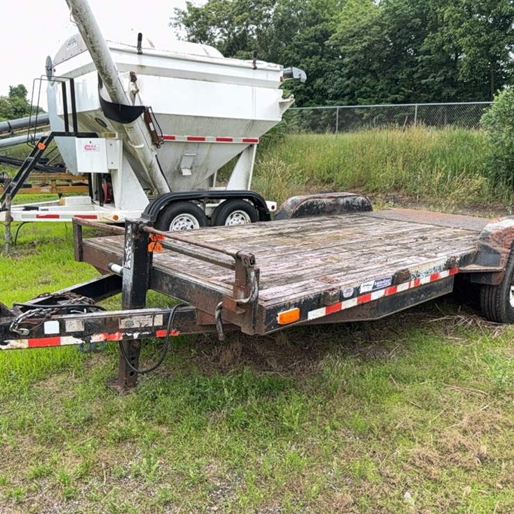 flatbed bumper trailer
