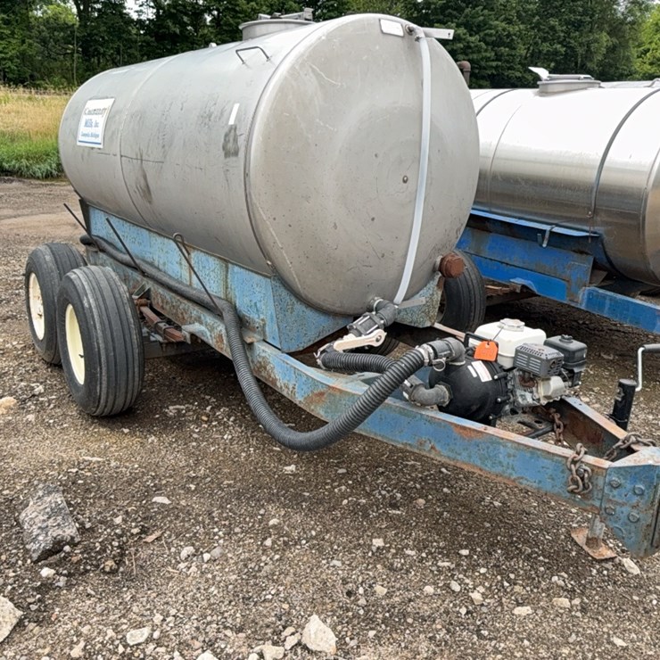 1000 gal SS Nurse Cart