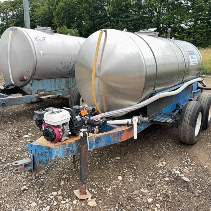 1000 gal SS Nurse Cart