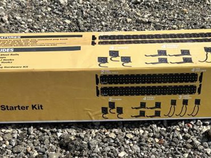 #113-•-klutch-16-piece-garage-storage-rail-starter-kit-image-2