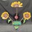 #27-•-metal-yard-art---welcome-w/-sunflowers-image-1