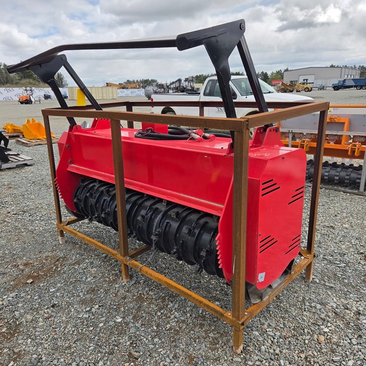 #6165 • Approx. 72" Unused GIYI 72PRO Skid Steer Mulcher Attachment