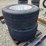 #6463-•-(2)-445/50r22.5-tires-w/-aluminum-rims-image-2