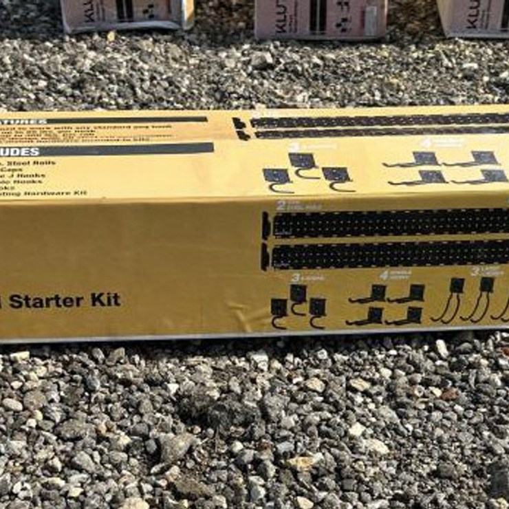 #115 • Klutch 16-Piece Garage Storage Rail Starter Kit