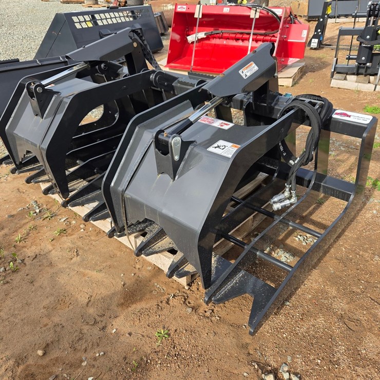 #6006 • Approx. 76" Unused Stout HD-76 Skid Steer Rock Grapple Bucket