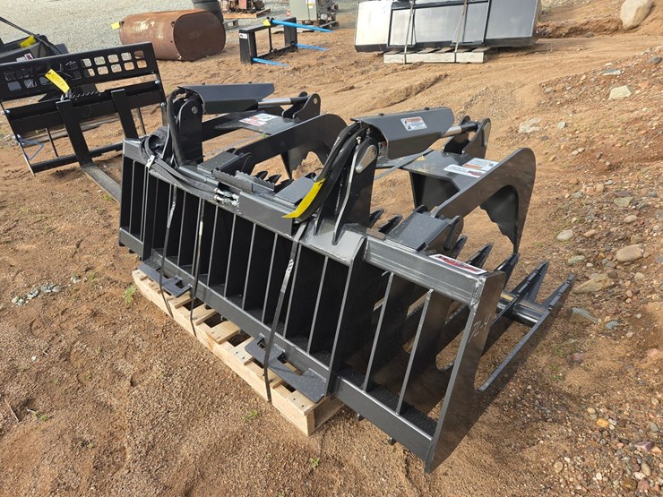 #6012-•-approx.-72"-unused-stout-hd72-4-skid-steer-brush-grapple-bucket-image-3