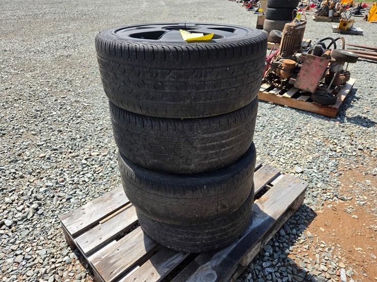 #6022-•-(4)-continental-contiprocontact-225/45r17-tires-w/rims-image-2