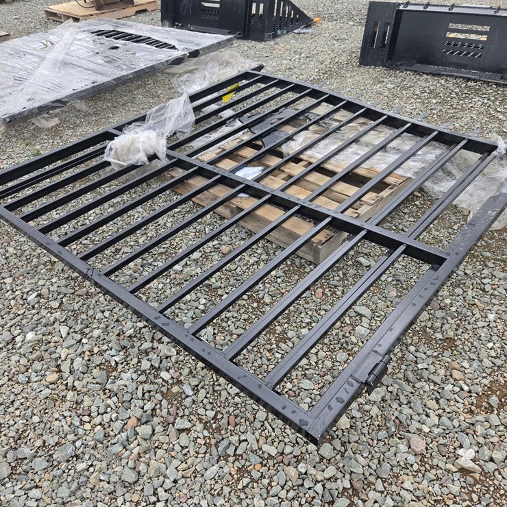 #6116 • Approx. 14' Unused Bi-Parting Gate Set