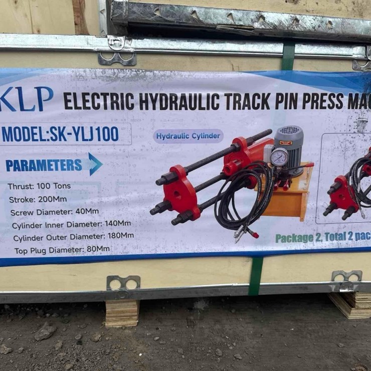New SKLP Co Electric Hydraulic Track Pin Press Model SK-YLJ100