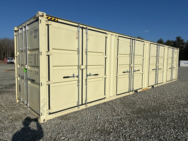 #5008-•-approx-40'-(5)-door-one-trip-shipping-container-image-1