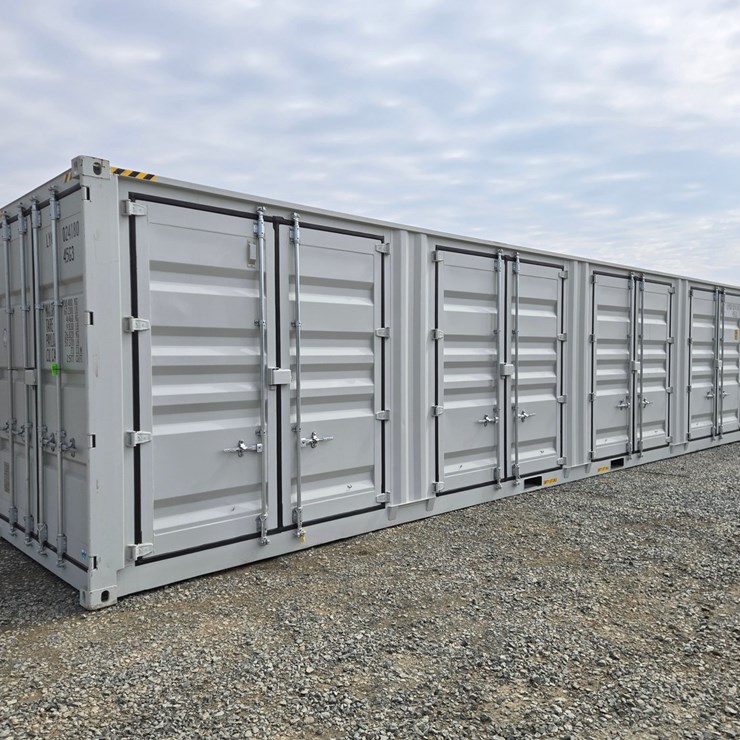 #5010 • (5) Door 40' Shipping Container