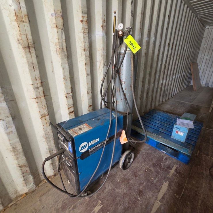#5993 • MIiller Millermatic 250MP MIG Welder W/Tank