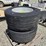 #6464-•-(2)-445/50r22.5-tires-w/-aluminum-rims-image-4