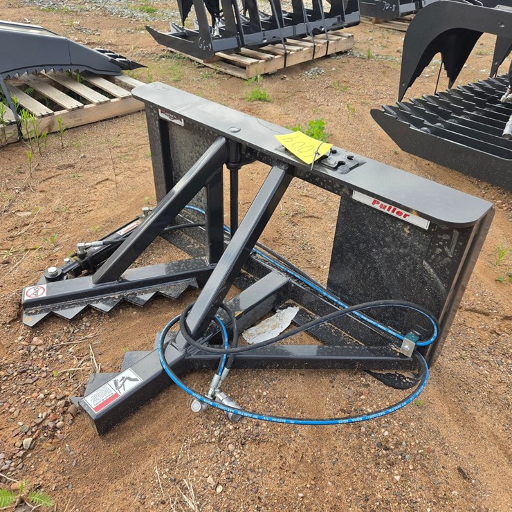 #6004 • Unused Stout Skid Steer Tree & Post Puller Attachment