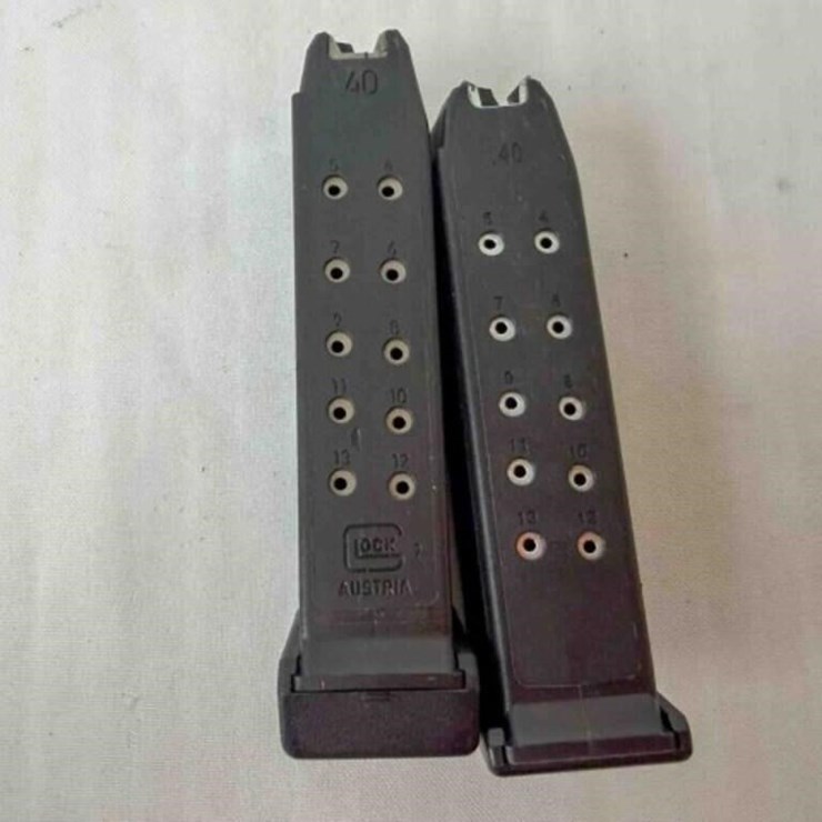 2-.40 cal Glock magazines