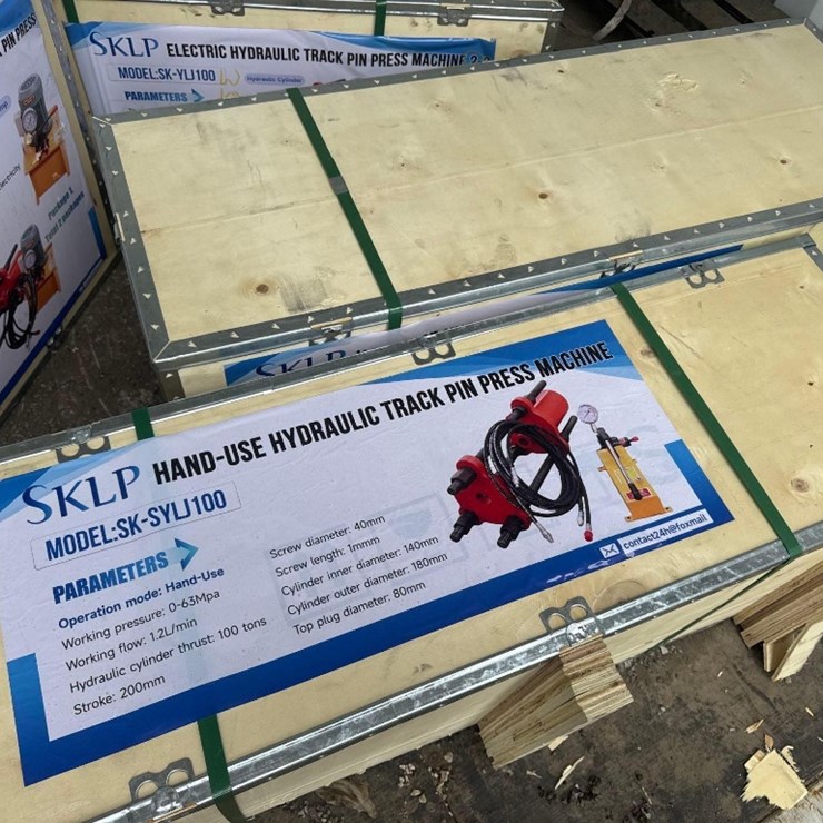 New SKLP Co Hand-Use Hydraulic Track Pin Press Model SYLJ100