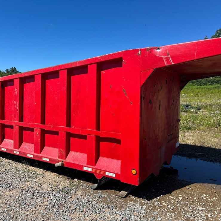 #5080 • Alfab Approx 15' Dump Box W/ Hoist