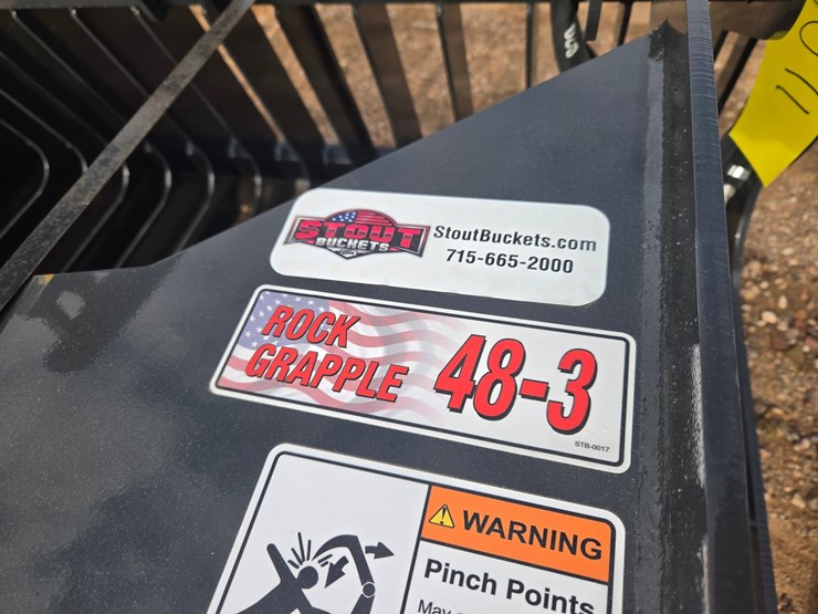 #6011-•-approx.-48"-unused-stout-48-3-skid-steer-rock-grapple-bucket-image-5