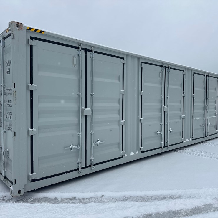 #5004 • 40' (5) Door One Trip Shipping Container