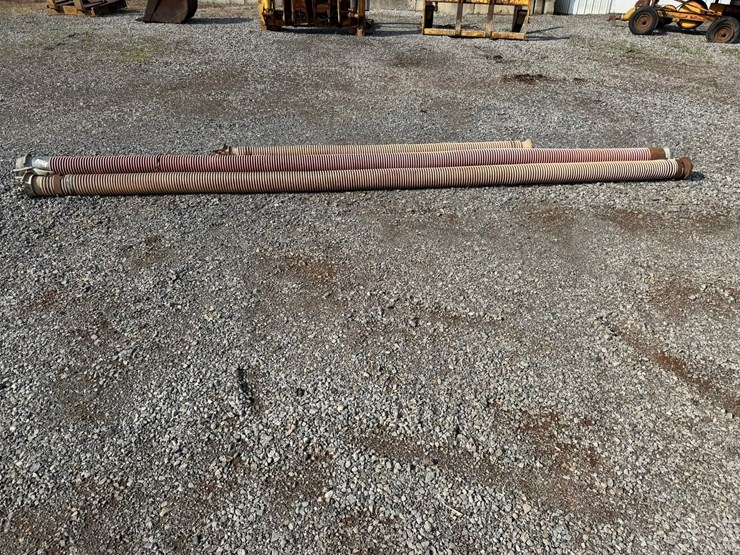 #4027-•-3-sections-of-heavy-duty-industrial-hose-w/-bauer-hose-fittings-image-2