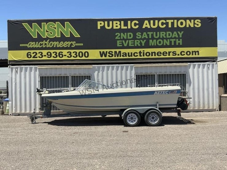 1986-escort-trailer-w/-20ft-boat-image-1