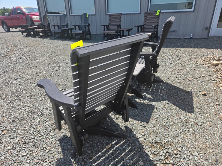 #5999-•-pair-of-outdoor-rollback-gliders-w/-table-image-2