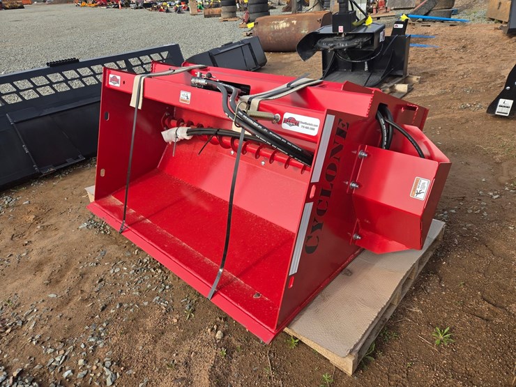 #6009-•-approx.-60"-unused-stout-skid-steer-cyclone-spreader-attachment-image-1