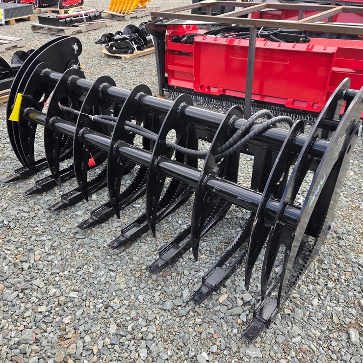 #6141 • Approx. 72" Unused Future CLG72 Skid Steer Log Grapple Attachment