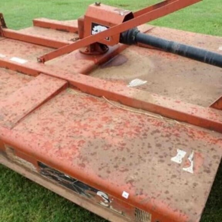 Rhino 3 Point 7' Mower, Hard Rear Wheel