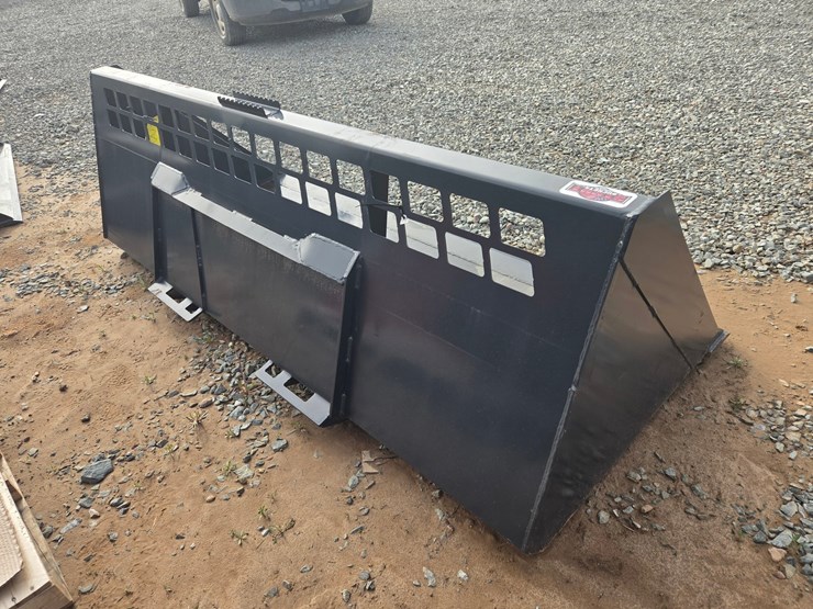 #6008-•-approx.-96"-unused-stout-skid-steer-snow-bucket-image-3