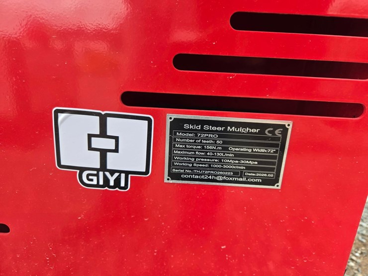 #6165-•-approx.-72"-unused-giyi-72pro-skid-steer-mulcher-attachment-image-7