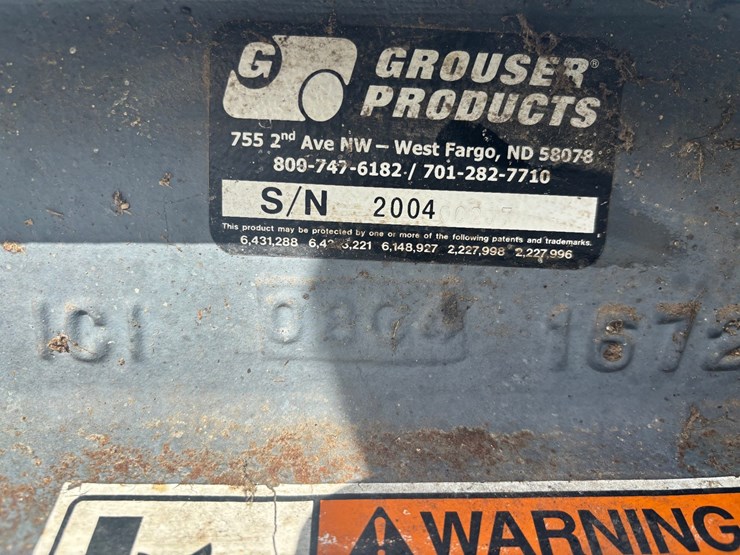 #2203-•-grousher-products-approx.-82"-skid-mounted-dozer-blade-image-17