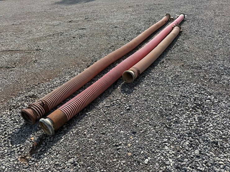 #4027-•-3-sections-of-heavy-duty-industrial-hose-w/-bauer-hose-fittings-image-3