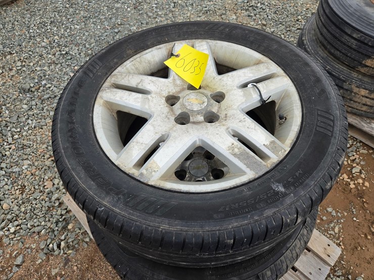 #6035-•-(4)-douglas-performance-225/55r17-tires-w/-aluminum-rims-image-5