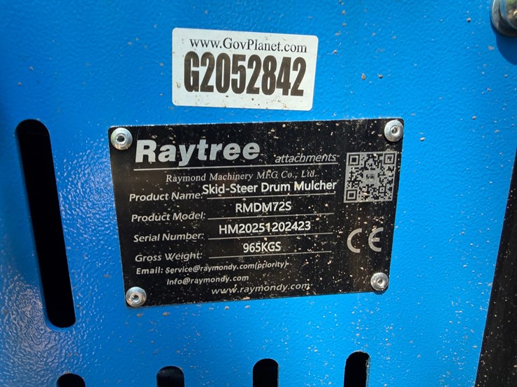 #1457-•-unused---quick-attach-raytree-rmdm72s-drum-forestry-mulcher-image-6