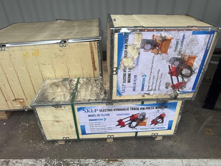 new-sklp-co-electric-hydraulic-track-pin-press-model-sk-ylj100-image-2