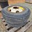#6034-•-(2)-firestone-fs-507-plus-radial-11r22.5-tires-w/rims-image-4